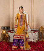 REGAL EMBROIDERED CRINKLE CHIFFON 3PC (WITH SHALWAR)