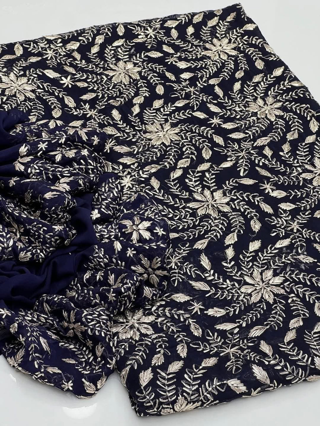 HANDMADE HEAVY GOTTA WORK CHIFFON 2PC (UNSTITCHED)