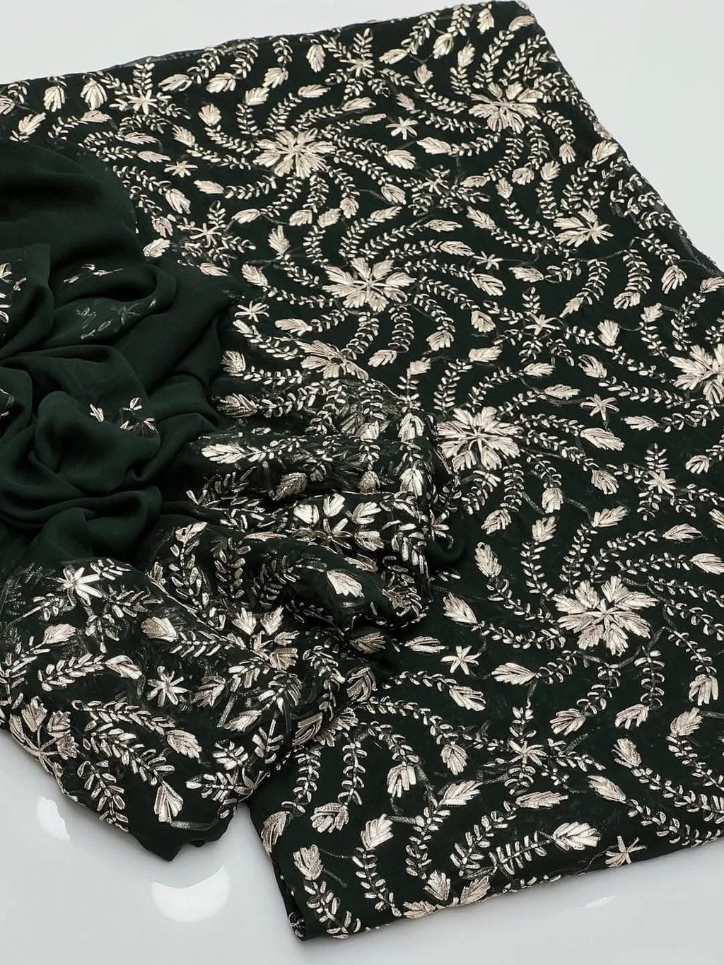 HANDMADE HEAVY GOTTA WORK CHIFFON 2PC (UNSTITCHED)