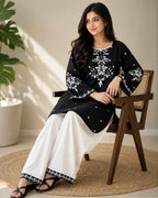 LAAJ EMBROIDERED 2PC FARSHI SHALWAR SUIT