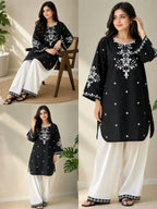 LAAJ EMBROIDERED 2PC FARSHI SHALWAR SUIT