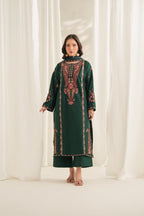 SOHA EMBROIDERED 3PC PLAZO SUIT