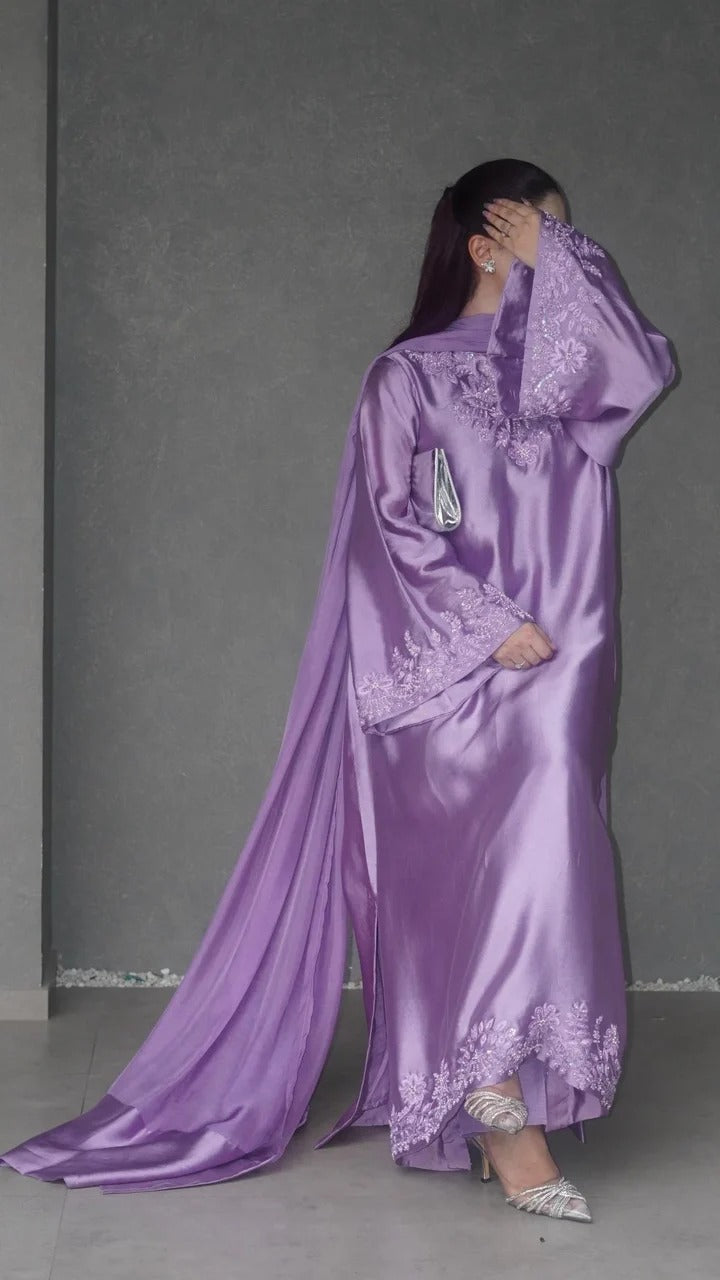 PREMIUM EMBELLISHED SILK 3PC SUIT