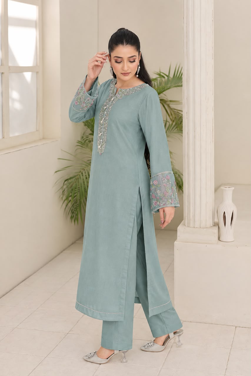 PURE CHIFFON KORA DABKA 3PC SUIT