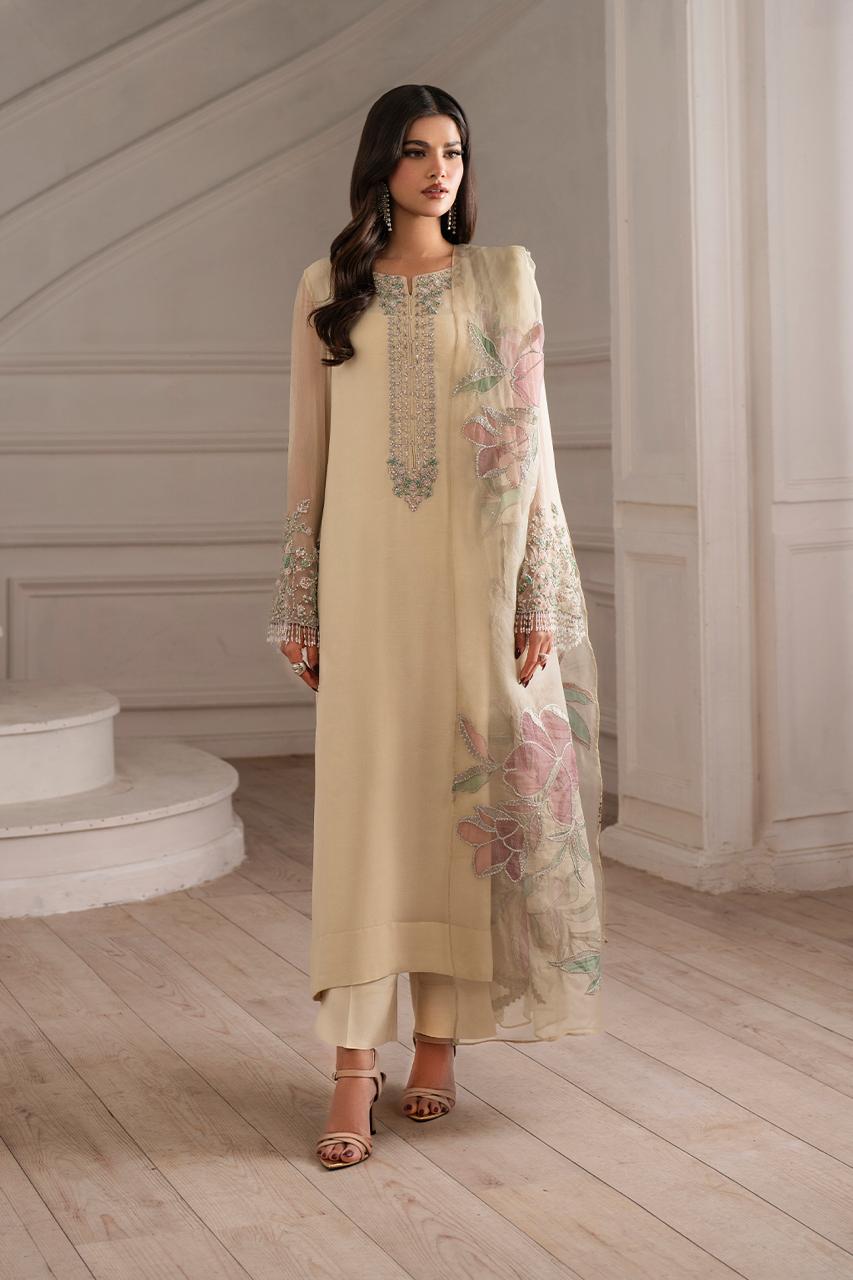 PURE CHIFFON KORA DABKA 3PC SUIT