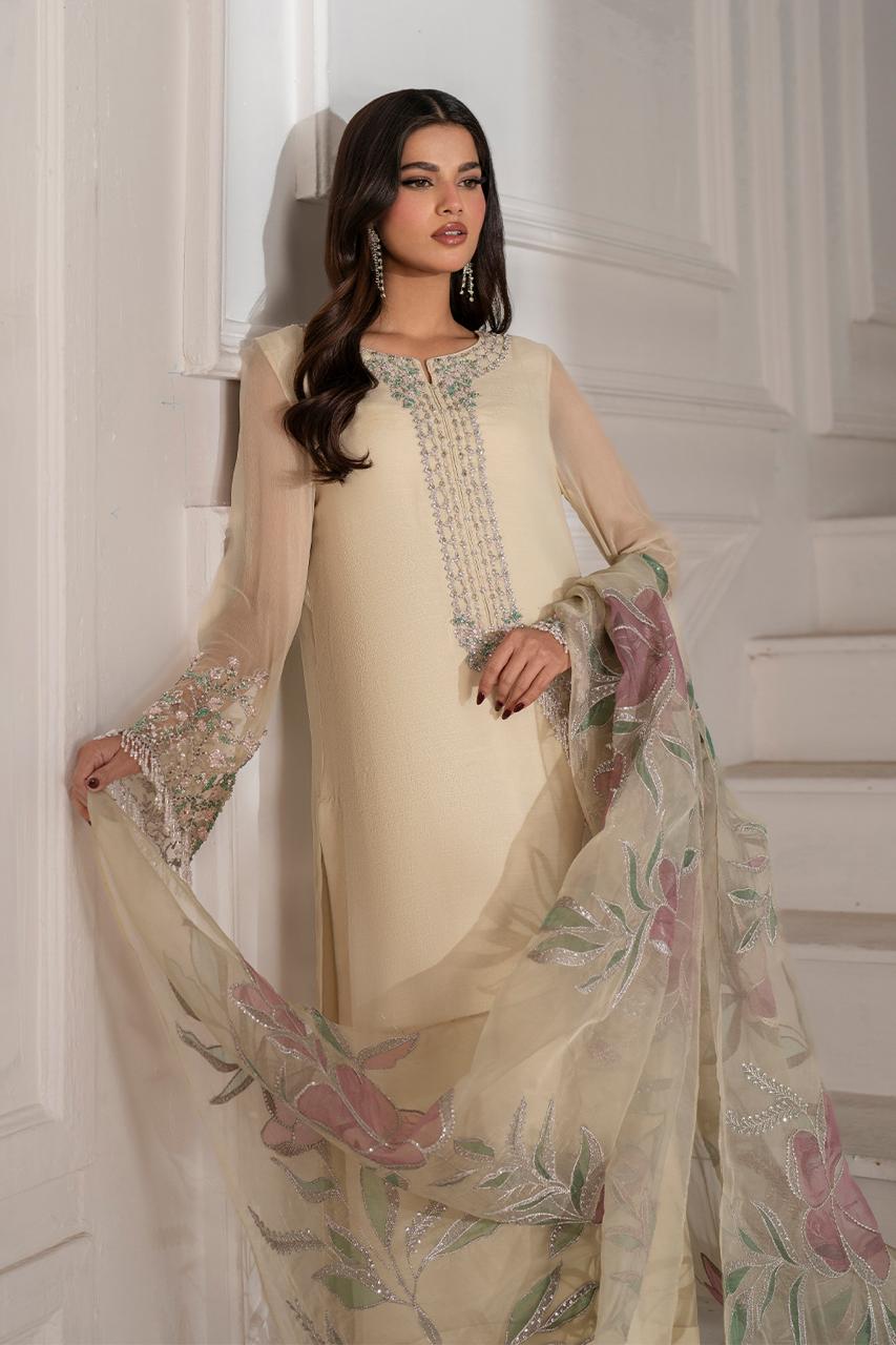 PURE CHIFFON KORA DABKA 3PC SUIT