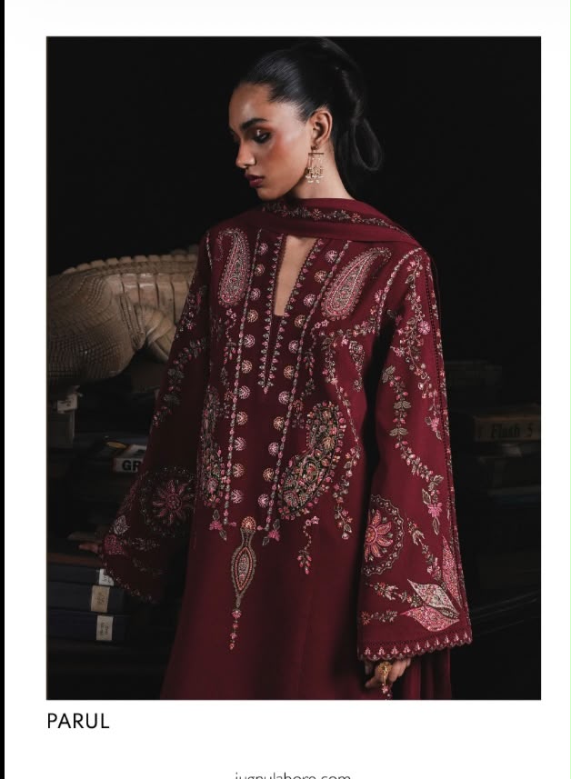 JUGNU LAHORE | A/W 26 EDIT 01 (UNSTITCHED KARANDI COLLECTION)