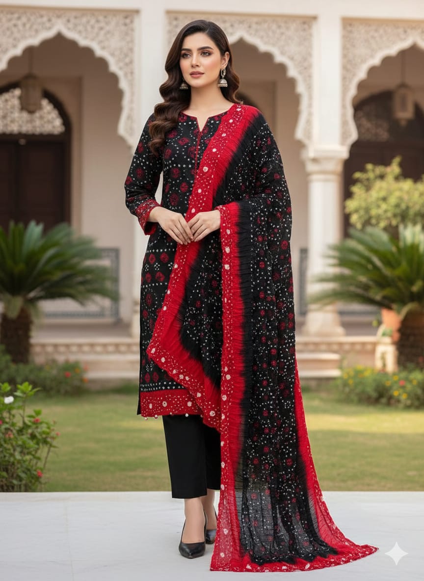 Stuff Arabic Linen 4 Pcs Dress