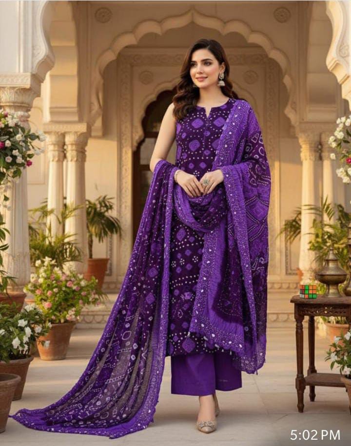 Stuff Arabic Linen 4 Pcs Dress