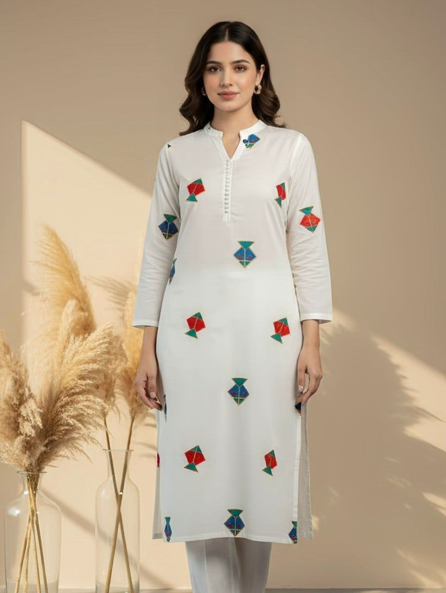 Basant Karandi Mix Unstitched Coordset