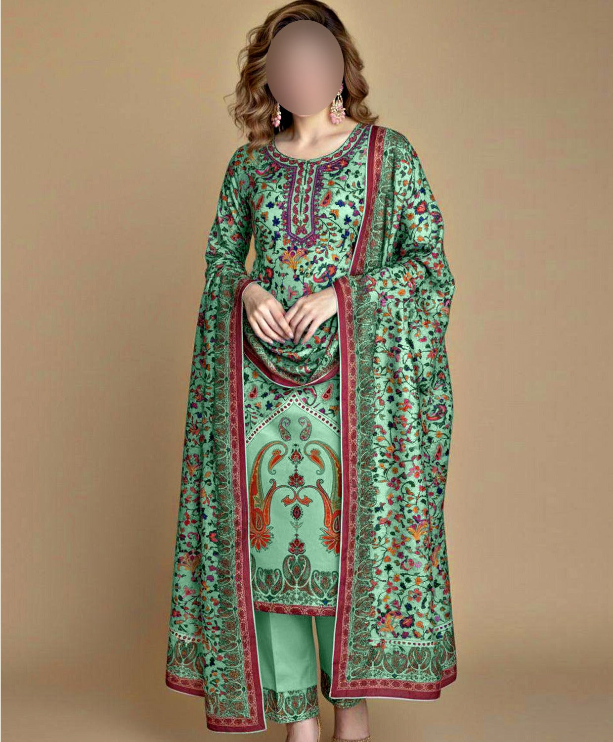 NEW ARRIVAL 3 PCS SILKY SUIT WITH AIRLINE SHIRT