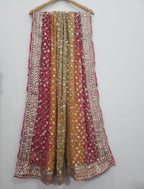 Hand Made Coin Rose Gold Gotta Chunri Shawls