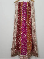 Hand Made Coin Rose Gold Gotta Chunri Shawls