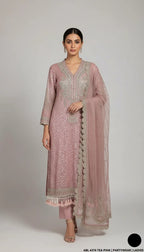 PREMIUM EMBROIDERED CHIFFON 3PC SUIT