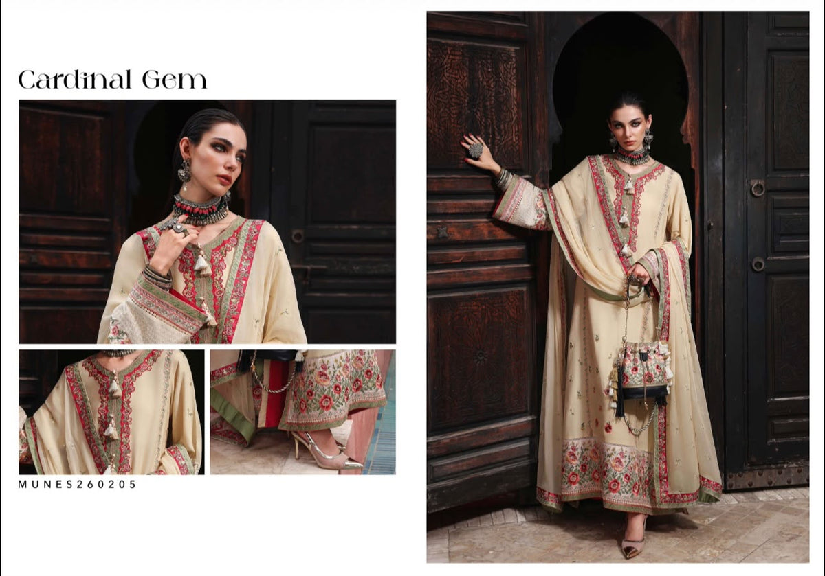 MUSHQ NUVERA RAW SILK EMBROIDERED COLLECTION '26