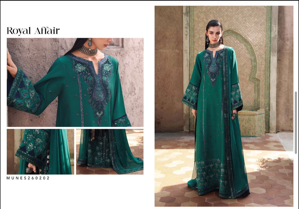 MUSHQ NUVERA RAW SILK EMBROIDERED COLLECTION '26