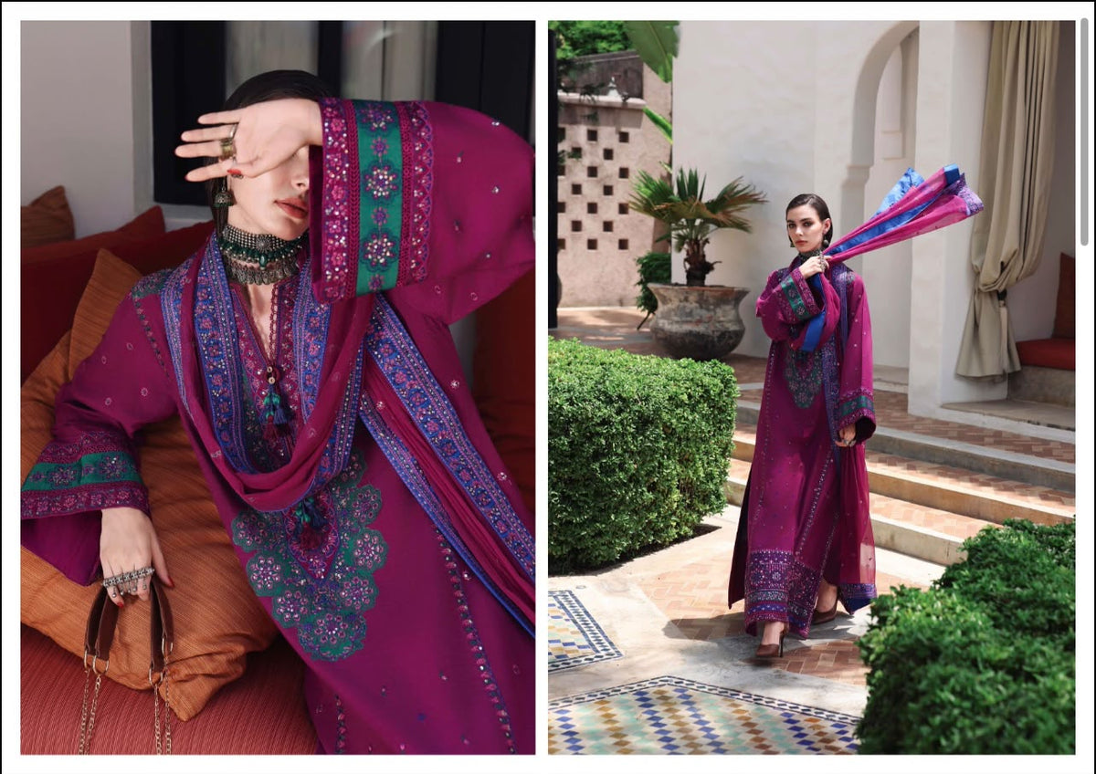 MUSHQ NUVERA RAW SILK EMBROIDERED COLLECTION '26
