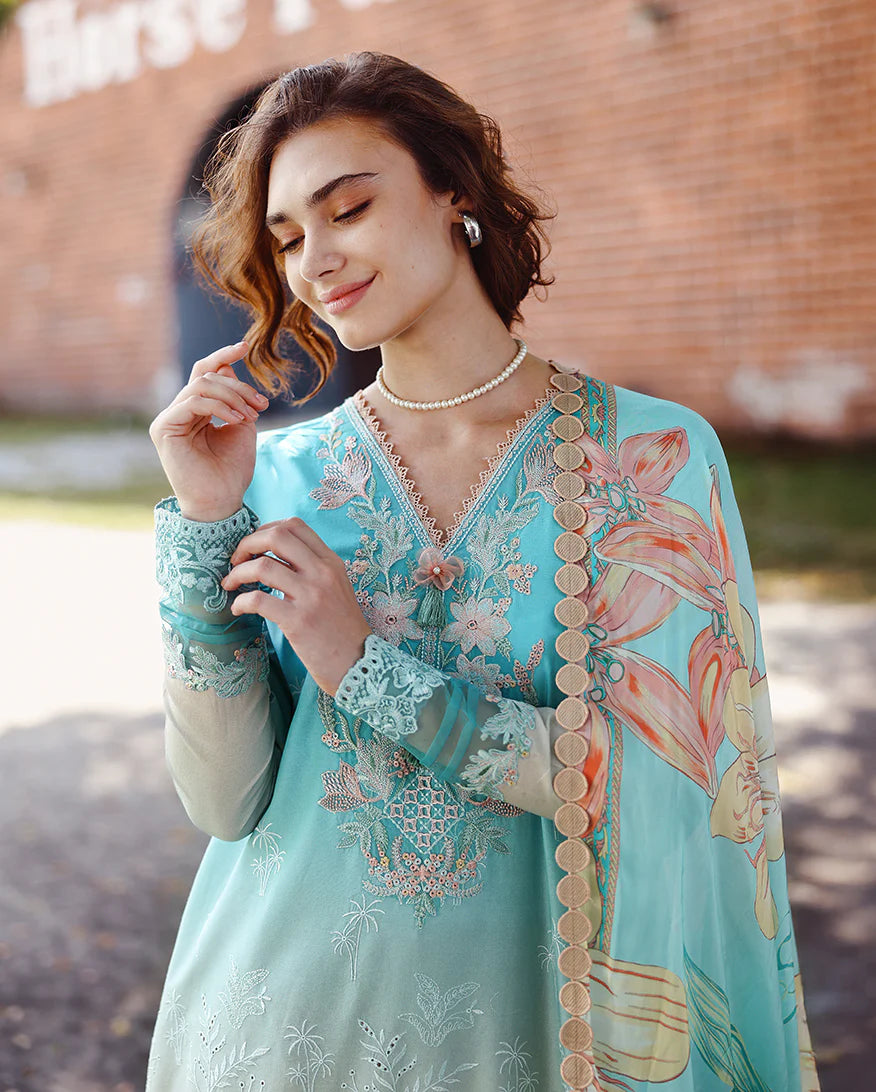 Mushq Solace Ombre Luxury Lawn - Whispered Dawn