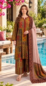 Charizma C-Print CPW6-02 Rust Paisley