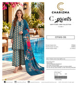 Charizma C-Print CPW6-06 Ivory and Teal catalogue card
