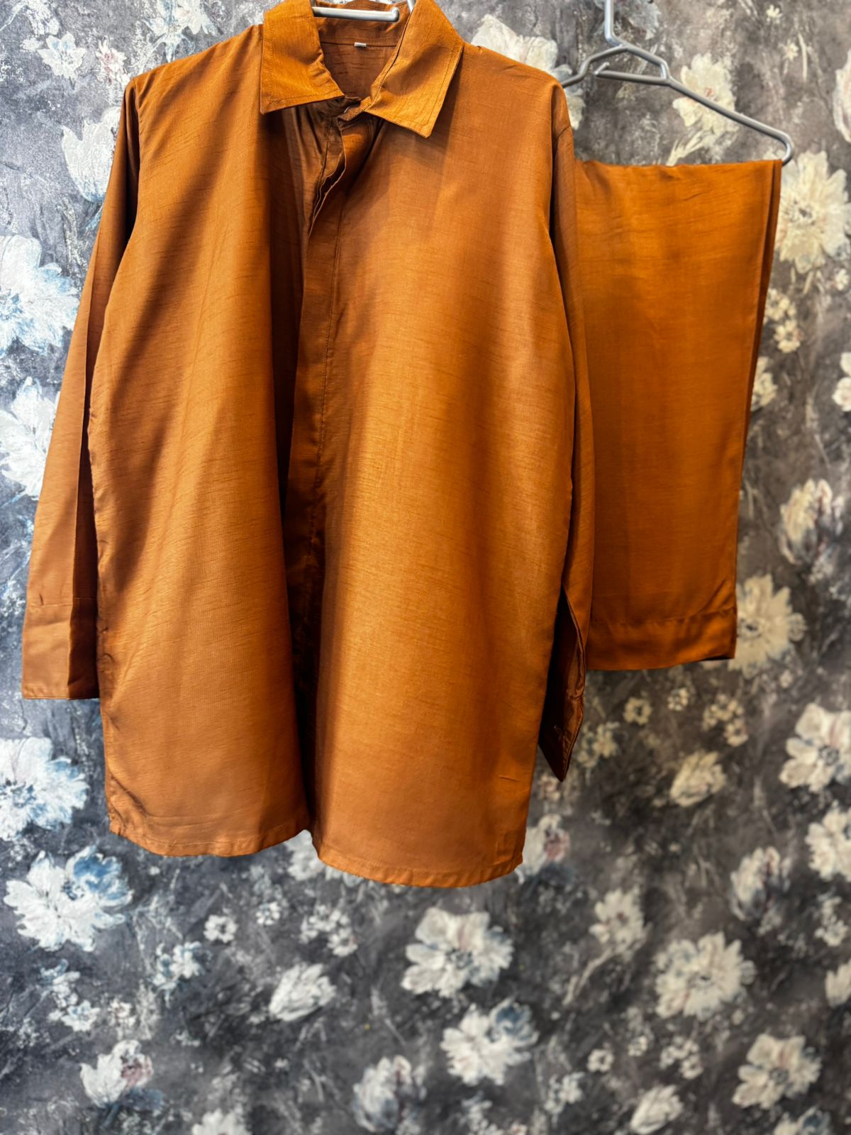 Ethnic raw silk coord sets code UFCC002