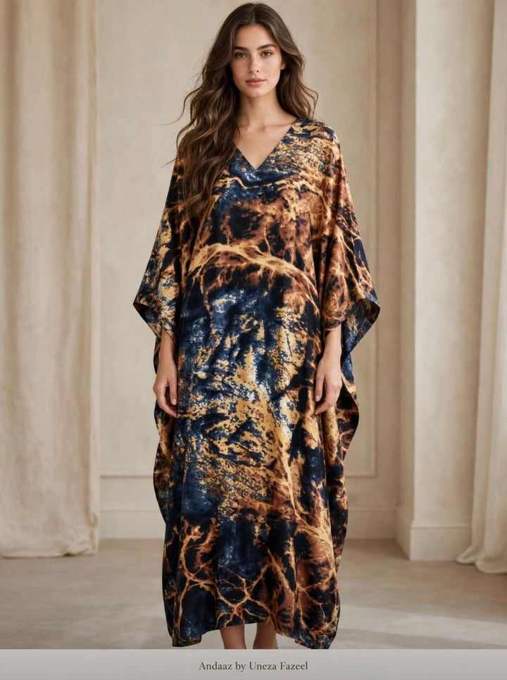 Winter Whisper Butterfly Kaftan – Royal Baroque