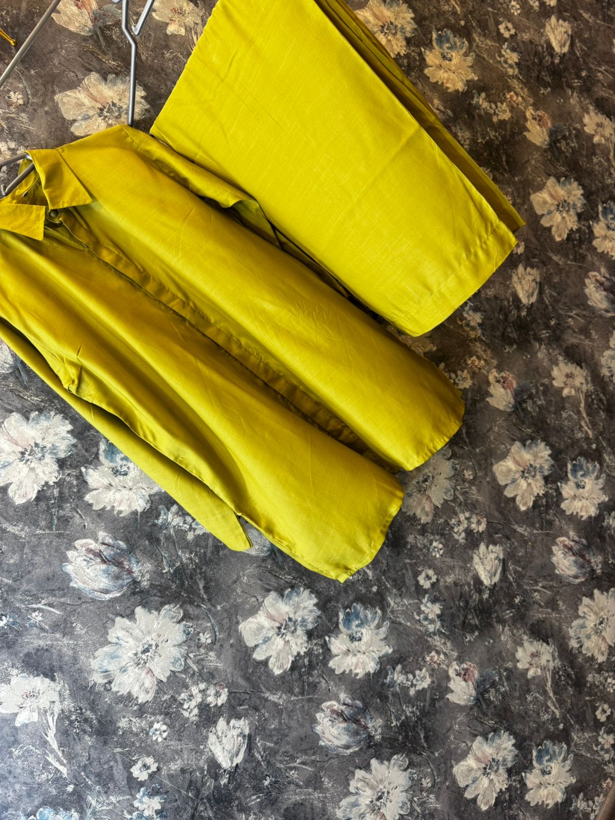 Ethnic raw silk coord sets code UFCPG008