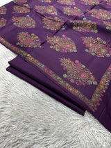 Pashmina 3PC Suit Design 09 Purple