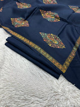 Pashmina 3PC Suit Design 11 Navy