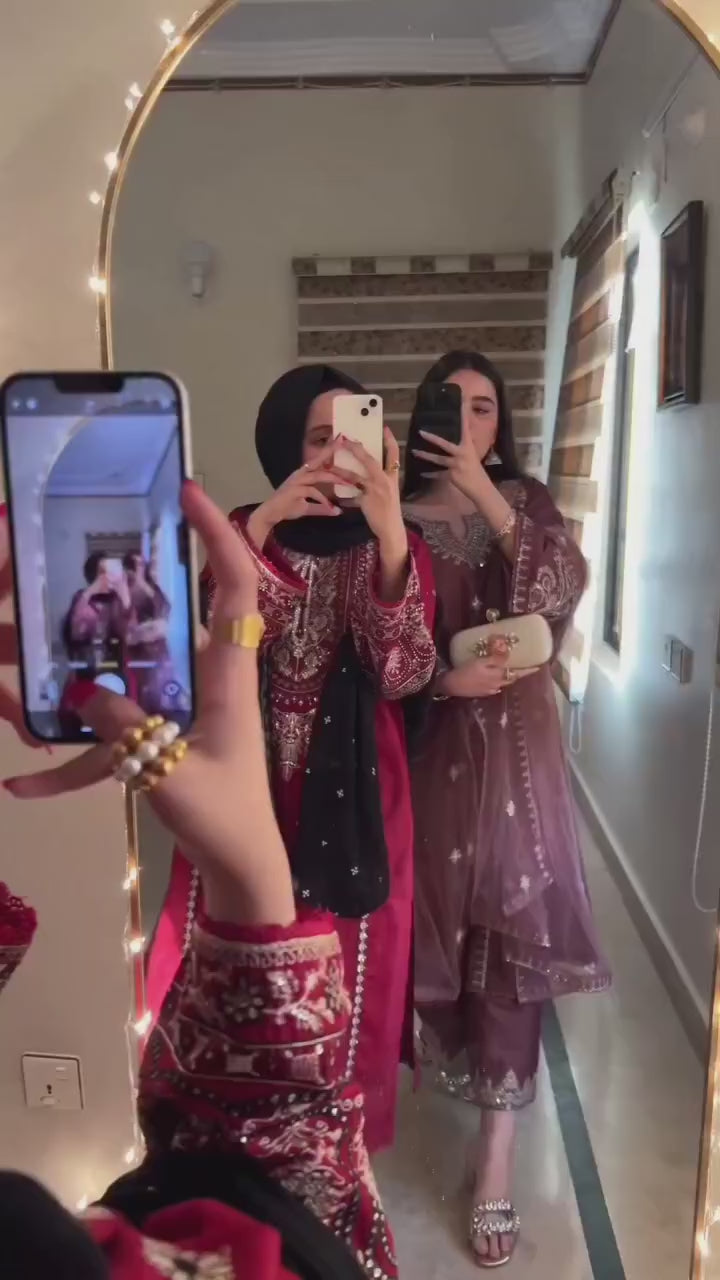 Royal pret 3pc - embroidered lawn dress