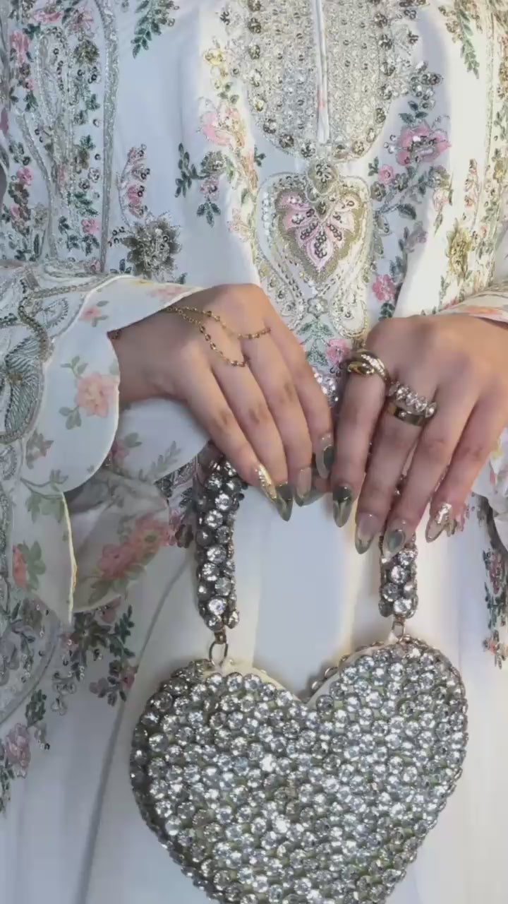 HEAVY EMBROIDERED VISCOSE KAFTAN