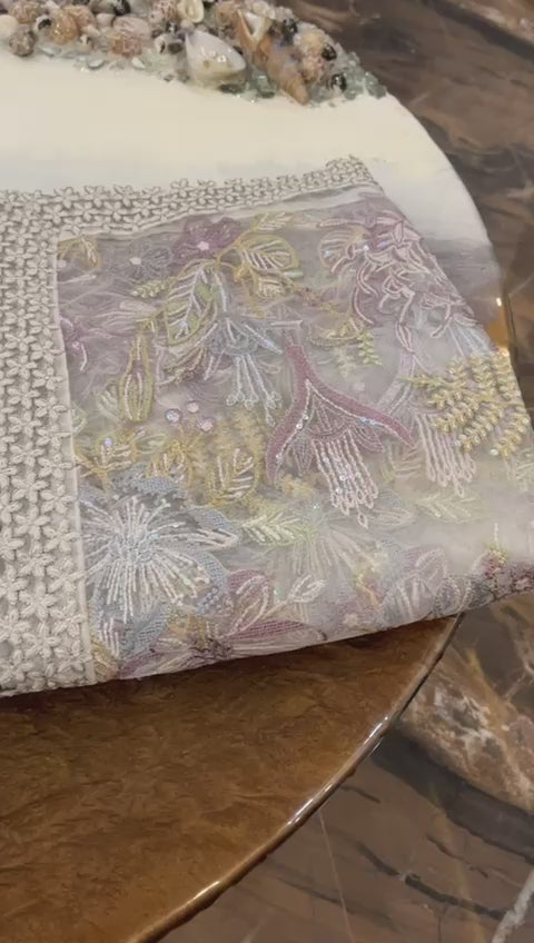 New Pure Chiffon Flairy Ready To Wear Frock