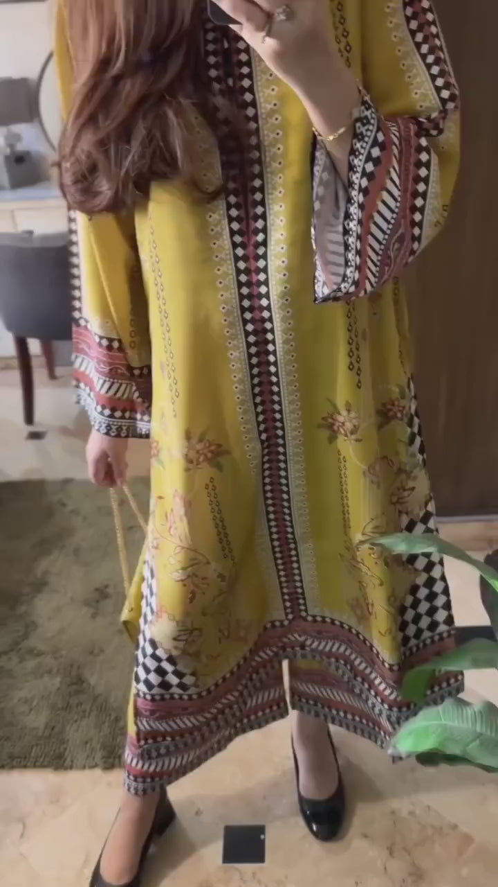 Yellow blush co-ord 2pc