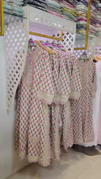 Ethnic Inspired Premium Lawn Kaftan 3PC Festive Suit (Relaxed Loose Fit)